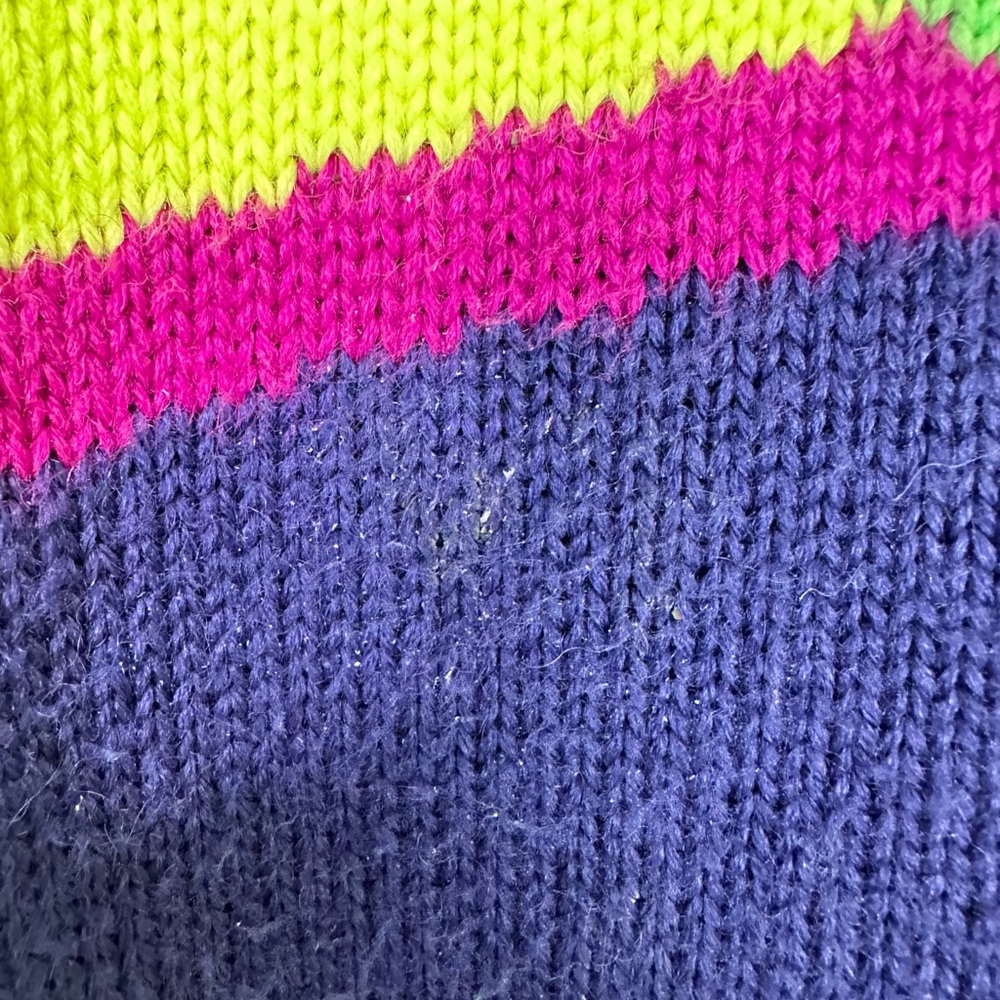 Vintage 80s Obermeyer Kids Sweater Size 18 Blue Skiwear - Picture 2 of 5